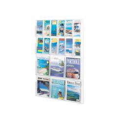 Cheap Stationery Supply of Safco 18 Pocket Deluxe Combination Magazine and Pamphlet Rack 5600CL GU56000 Office Statationery