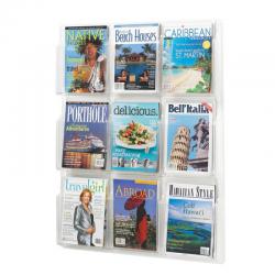 Cheap Stationery Supply of Safco 9 Pocket Deluxe Magazine Presenter A4 5603CL GU56030 Office Statationery