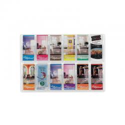 Cheap Stationery Supply of Safco 12 Pocket Deluxe Pamphlet Literature Rack 5604CL GU56040 Office Statationery