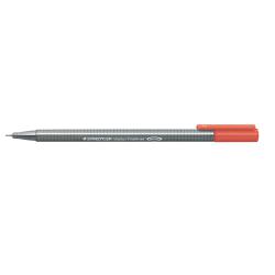 Cheap Stationery Supply of Staedtler Triplus 334 Fineliner Pen Red Pack of 10 Office Statationery