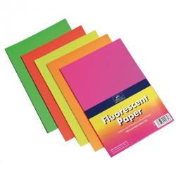 Cheap Stationery Supply of A4 Assorted Ideas Day-Glo Copier Paper Pack of 100 Office Statationery