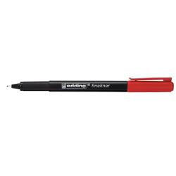 Cheap Stationery Supply of Edding Fineliner Pen Red Pack of 12 Office Statationery