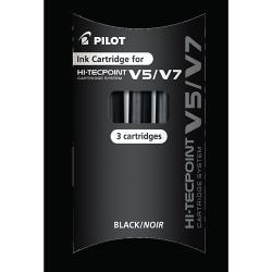 Cheap Stationery Supply of Pilot Hi-Tecpoint V5 amp V7 Refills Black Pack of 3 Office Statationery