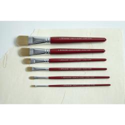 Cheap Stationery Supply of Filbert Paint Brushes Assorted Sizes Pack of 6 Office Statationery