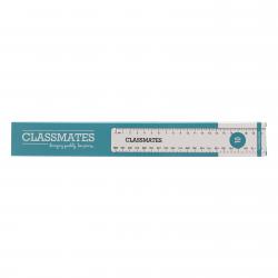 Cheap Stationery Supply of Classmates Double-Sided 30cmmm White Rulers Office Statationery