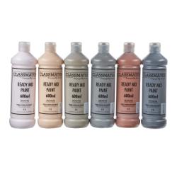 Cheap Stationery Supply of Classmates Ready Mixed Paint in Skin Tones Pack of 6 600ml Bottle Office Statationery