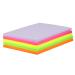 This photo features a pack of A4 neon paper in a variety of vibrant colors, perfect for adding a pop of color to school projects. The pack includes copier paper, ideal for printing assignments and notes.