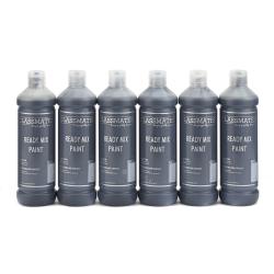 Cheap Stationery Supply of Classmates Ready Mixed Paint in Black Pack of 6 600ml Bottle Office Statationery