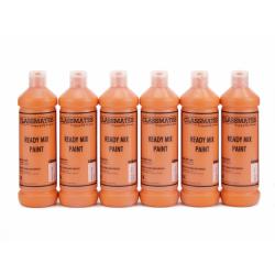 Cheap Stationery Supply of Classmates Ready Mixed Paint in Orange Pack of 6 600ml Bottle Office Statationery