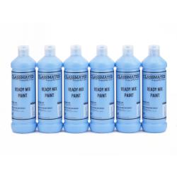 Cheap Stationery Supply of Classmates Ready Mixed Paint in Sky Blue Cyan Pack of 6 600ml Bottle Office Statationery