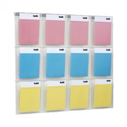 Cheap Stationery Supply of Helit Placativ Wall Display 12 x A4 Pockets Clear H6811102 HEL00815 Office Statationery