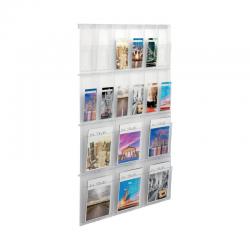Cheap Stationery Supply of Helit Placativ Wall Display 18 Pockets Clear H6812302 HEL09133 Office Statationery