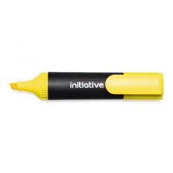 Cheap Stationery Supply of Initiative Water Based Highlighters Wedge ShapedTip Yellow Office Statationery