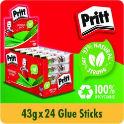 Cheap Stationery Supply of Pritt Stick Glue Stick 43g (Pack of 24) HK1035 Office Statationery