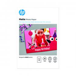 Cheap Stationery Supply of HP Matte Photo Paper 4x6 Inch (Pack of 25) 7HF70A HP7HF70A Office Statationery