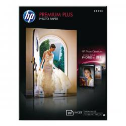 Cheap Stationery Supply of HP White Premium Plus Glossy Photo Paper (Pack of 20) CR676A HPCR676A Office Statationery