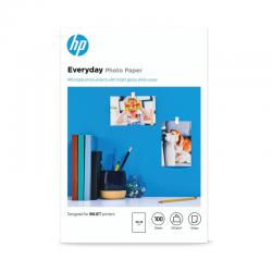 Cheap Stationery Supply of Hewlett Packard HP White 10x15cm Everyday Glossy Photo Paper (Pack of 100) CR757A Office Statationery