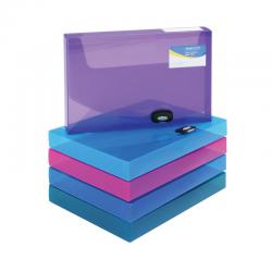 Cheap Stationery Supply of Rapesco Rigid Wallet Box File 40mm A4 Assorted (Pack of 5) 1048 HT00031 Office Statationery
