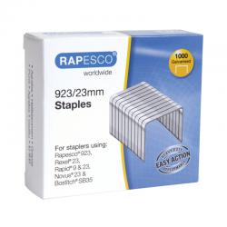 Cheap Stationery Supply of Rapesco 923/23mm Staples Galvanised Finish (Pack of 1000) 1242 HT00552 Office Statationery