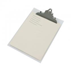 Cheap Stationery Supply of Rapesco Heavy Duty Clipboard Frosted Foolscap Transparant 0888 HT05033 Office Statationery