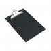The photograph of Rapesco Clipboards Rapesco Heavy Duty Clipboard Foolscap Black features a sturdy black clipboard with a secure clip, perfect for keeping papers organized and in place. The subtle Rapesco branding adds a touch of professionalism to the design.