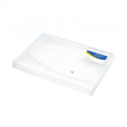 Cheap Stationery Supply of Rapesco Rigid Wallet Box File 25mm Capacity 250 Sheets A4 Clear 0708 HT17035 Office Statationery