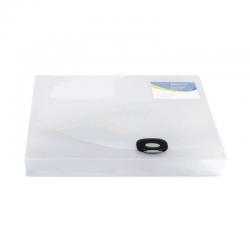 Cheap Stationery Supply of Rapesco Rigid Wallet Box File 40mm Capacity 400 Sheets A4 Clear 0711 HT17038 Office Statationery