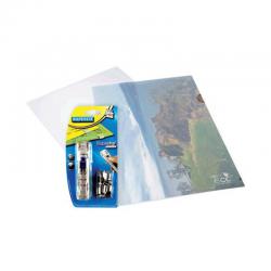 Cheap Stationery Supply of Rapesco Eco Cut Flush Folders A4 Clear FOC Supaclips (Pack of 100) HT810941 HT810941 Office Statationery