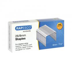 Cheap Stationery Supply of Rapesco 26/8mm Staples Chisel Point (Pack of 5000) S11880Z3 HTST118 Office Statationery