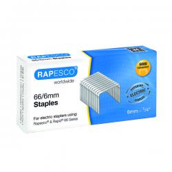 Cheap Stationery Supply of Rapesco 66/6mm Staples Chisel Point (Pack of 5000) S66600Z3 HTST666 Office Statationery