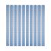 This image shows a set of 10 blue 45cm Helix shatter-resistant rulers with a gridded pattern. These rulers have a helix shape and are ideal for precise measurement and drawing.