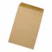 The picture shows a stack of 5 Star C5 envelopes, with a pocket-style opening and self-sealing feature. The envelopes are made from 90gsm manilla paper and have dimensions of 229x162mm. The pack contains 500 envelopes. The design is simple and functional, perfect for professional or personal use.