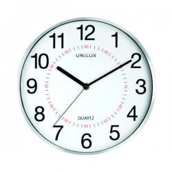 Cheap Stationery Supply of Unilux Aria Clock Metal Grey 400094280 JD02236 Office Statationery