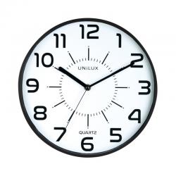 Cheap Stationery Supply of Unilux Pop Battery Clock Black 400094281 JD02249 Office Statationery