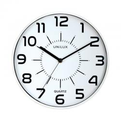 Cheap Stationery Supply of Unilux Pop Battery Clock White 400094282 JD02261 Office Statationery