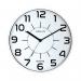 Unilux Pop Battery Clock White 400094282 JD02261