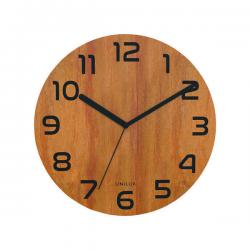Cheap Stationery Supply of Unilux Palma Bamboo Wall Clock 400140806 JD03040 Office Statationery