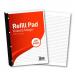 Hamelin 8mm RuledMargin Refill Pad A4 400 Sheet (Pack of 5) 400127670 JD04855