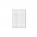 Hamelin 5mm Squared Refill Pad A4 80 Sheet (Pack of 5) 400127678 JD04863