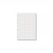 Hamelin 5mm Squared Refill Pad A4 80 Sheet (Pack of 5) 400127678 JD04863