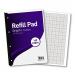 Hamelin 2-10-20mm Graph Refill Pad A4 80 Sheet (Pack of 5) 400127712 JD04871