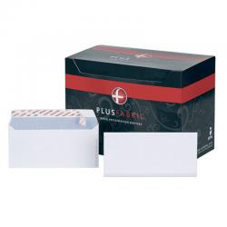 Cheap Stationery Supply of Plus Fabric DL Envelopes Wallet Peel and Seal 120gsm White (Pack of 250) D10054 JD10054 Office Statationery