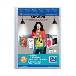 Cheap Stationery Supply of Oxford Display Book 20 Pocket PP A4 Clear 100206088 JD79450 Office Statationery