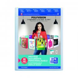 Cheap Stationery Supply of Oxford Display Book Polyvision 40 Pocket PP A4 Clear 100206232 JD79573 Office Statationery
