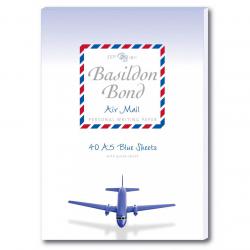 Cheap Stationery Supply of Basildon Bond Airmail Pad 148 x 210mm Blue (Pack of 10) 100104698 JD90367 Office Statationery