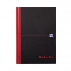 Cheap Stationery Supply of Black n Red A5 Casebound Hardback Single Cash Book (Pack of 5) 100080414 Office Statationery