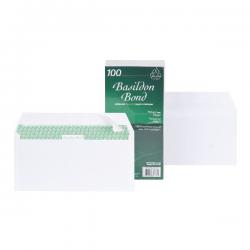 Cheap Stationery Supply of Basildon Bond DL Wallet Envelope Plain White (Pack of 100) F80275 JDF80275 Office Statationery