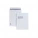 The photograph shows a pack of 250 Plus Fabric C4 envelopes made of 120gsm white paper. These envelopes feature a convenient self-seal and a pocket window. Perfect for secure mailing of A4 documents.