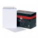 A pack of 250 Plus Fabric C4 Envelopes, made with white 120gsm paper and featuring a peel and seal closure. The envelopes are designed to fit A4 sized documents and have a convenient pocket for storage. Professional and durable for all your mailing needs.