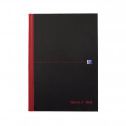 Cheap Stationery Supply of Black n Red A4 Casebound Hardback Double Cash Book 192 Pages (Pack of 5) 100080514 Office Statationery